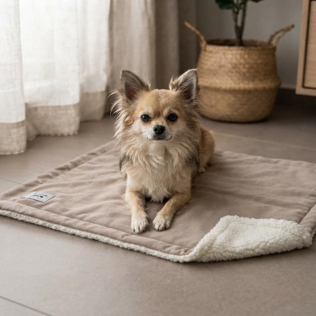 Cobertor Manta Pet Dupla Face Suede Plush Carneirinho para Cachorro e Gato Macio Aconchegante