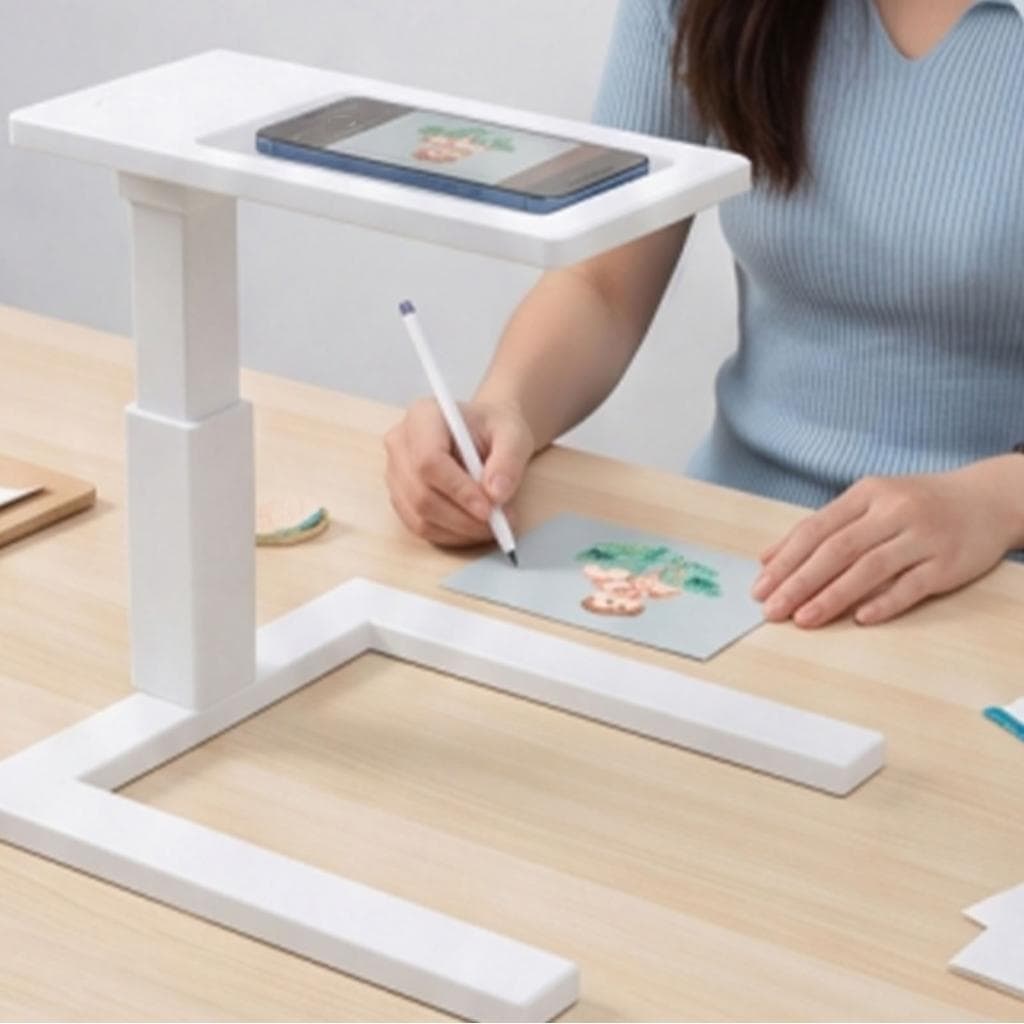 magicstore Suporte Para Câmera De Telefone , Altura Ajustável , De Mesa Gravação De Vídeo , Artesanato , Cozinhar Ao Viv