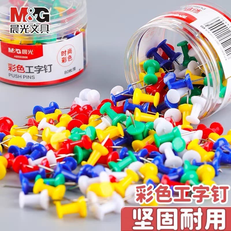 Chenguang percevejo cor em forma de I imprensa de unhas de aço inoxidável artesanal percevejo imprensa de unhas cortiça