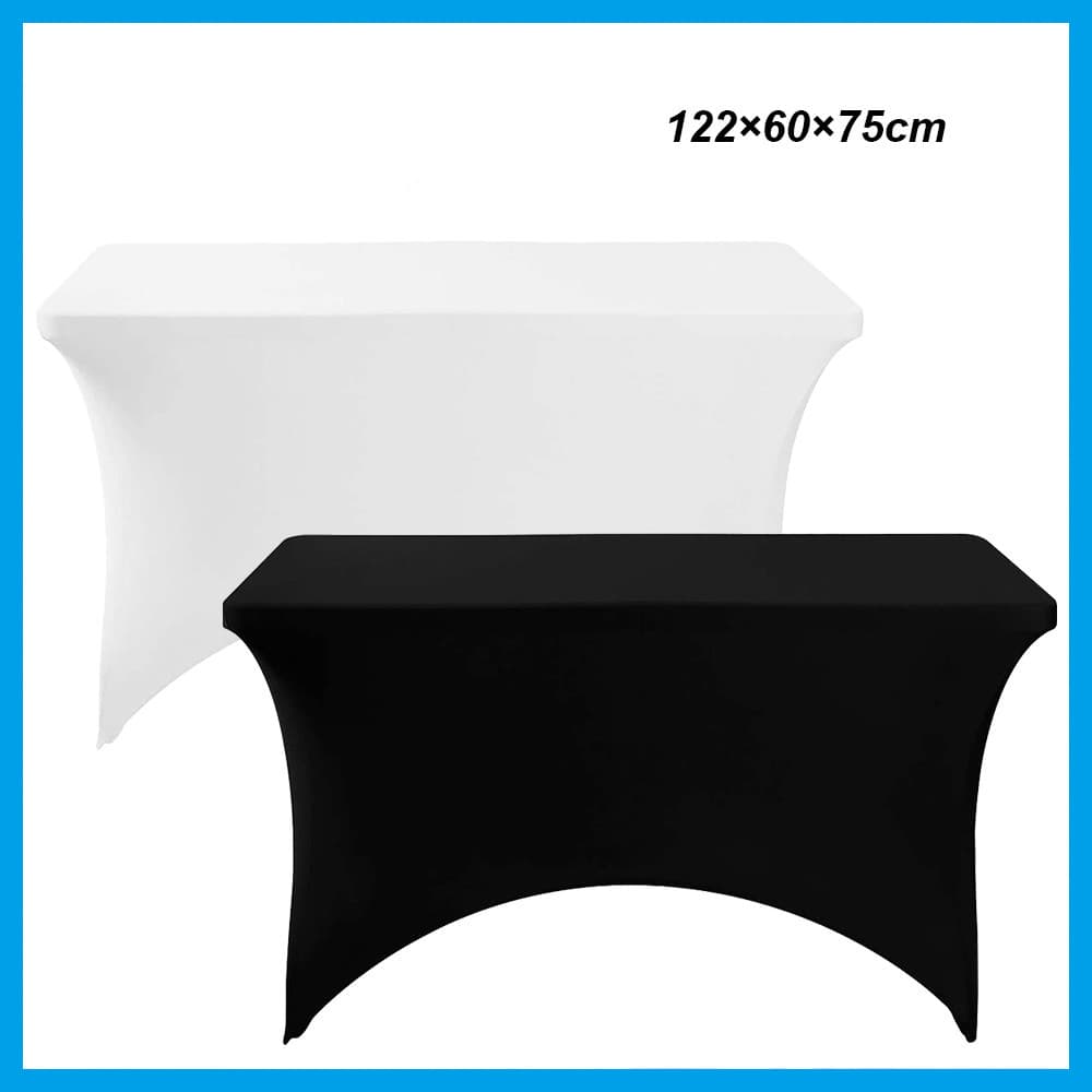 Toalha de mesa impermeável elástica de poliuretano 丨 122 x 60 x 75 cm de alta elasticidade à prova de respingos para fes