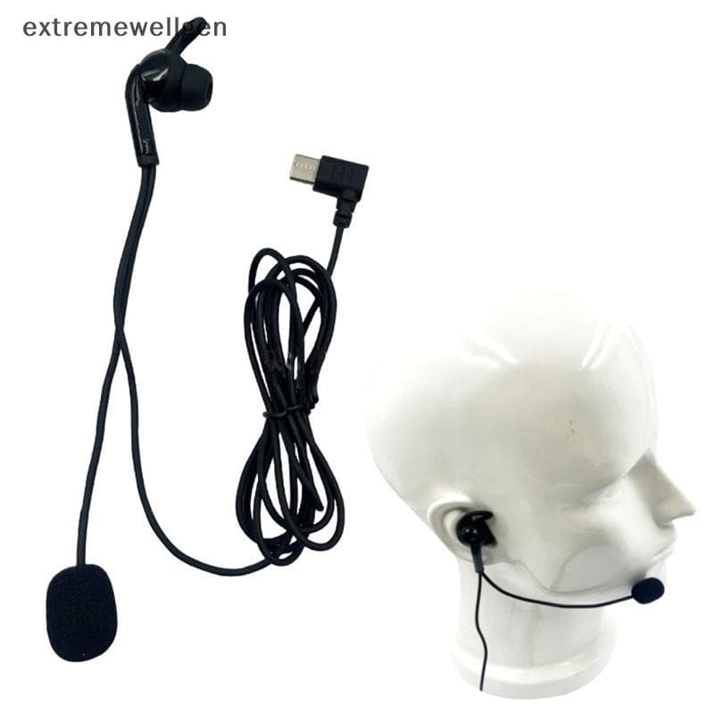 [extremewellgen] 1 Unidade Para V6 Pro V4C Plus Q8 F6 V7 Juiz Ear Inte Headset Tipo-C Interface USB Árbitro Fones De Ouv