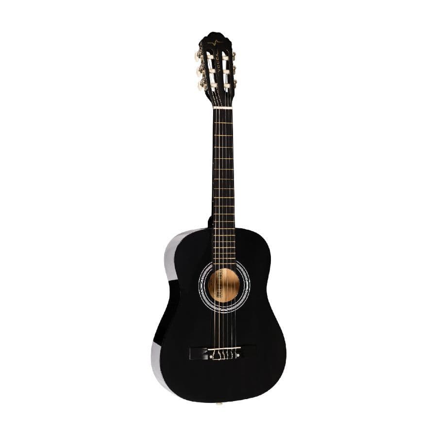 Violão Clássico Acústico Infantil 34 Vogga Preto Nylon VCA54