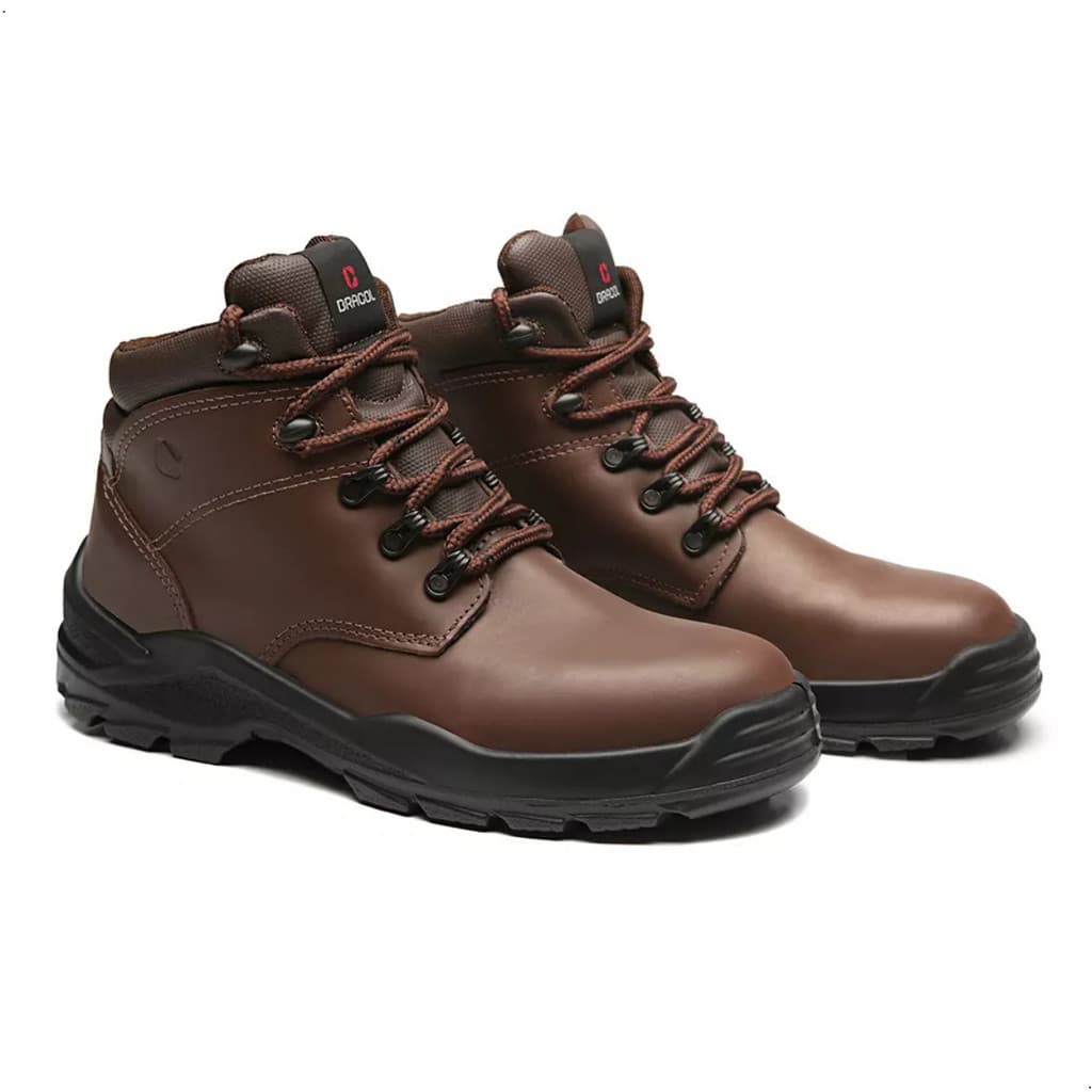 Botina Atacama Linha Horizon Biqueira PVC Airtech Couro Hidrofugado Bidensidade Bracol CA 40872