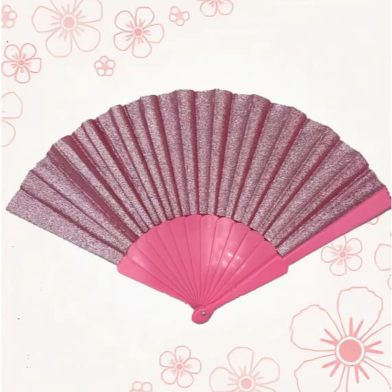 leque estiloso com glitter perfeito para todas as ocasiões