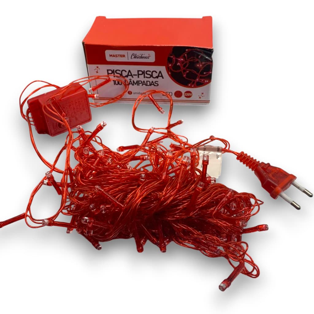 Pisca Pisca Master Christmas 100 Lâmpadas 220 V
