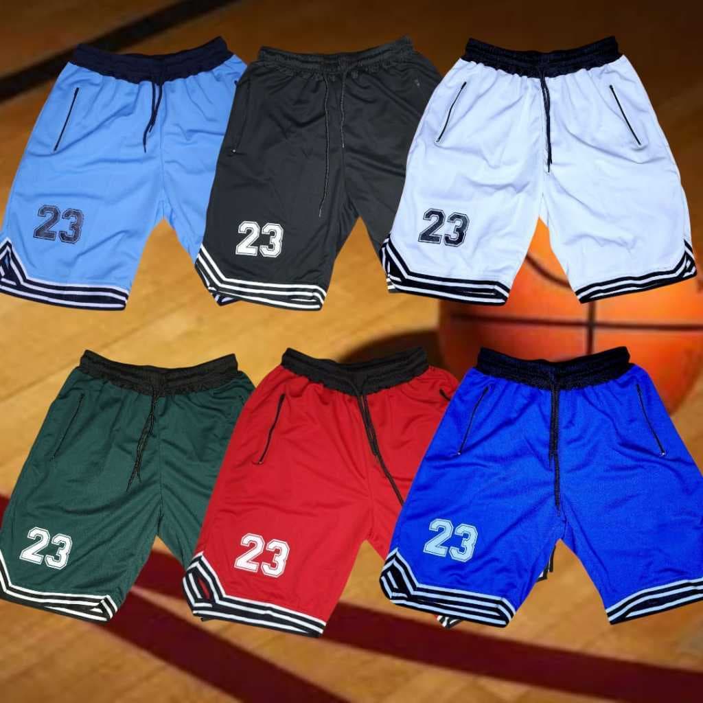 Kit 2 Bermudas Basquetebol Masculina De Academia Dri Fit Tamanho Grande Com Ziper No Bolso