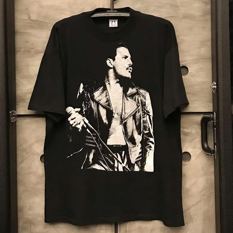 Music.Soul Camiseta Unissex Queen Freddie Mercury Vocalista Banda Retrato Estampa Confortável Estilosa Retrô Moda
