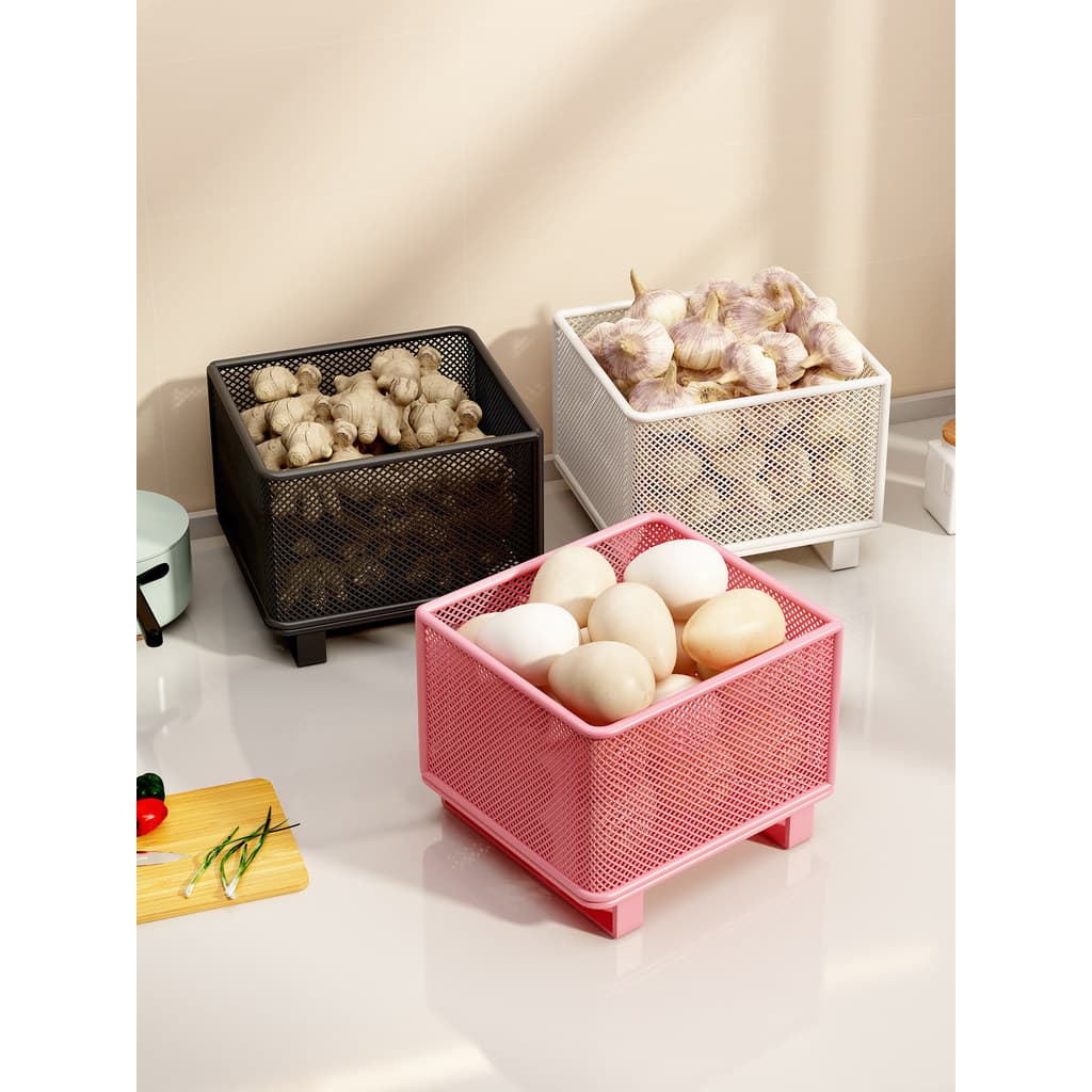 Cozinha cebola gengibre alho cesta de armazenamento multifuncional frutas vegetais armazenamento ferramenta útil sala es