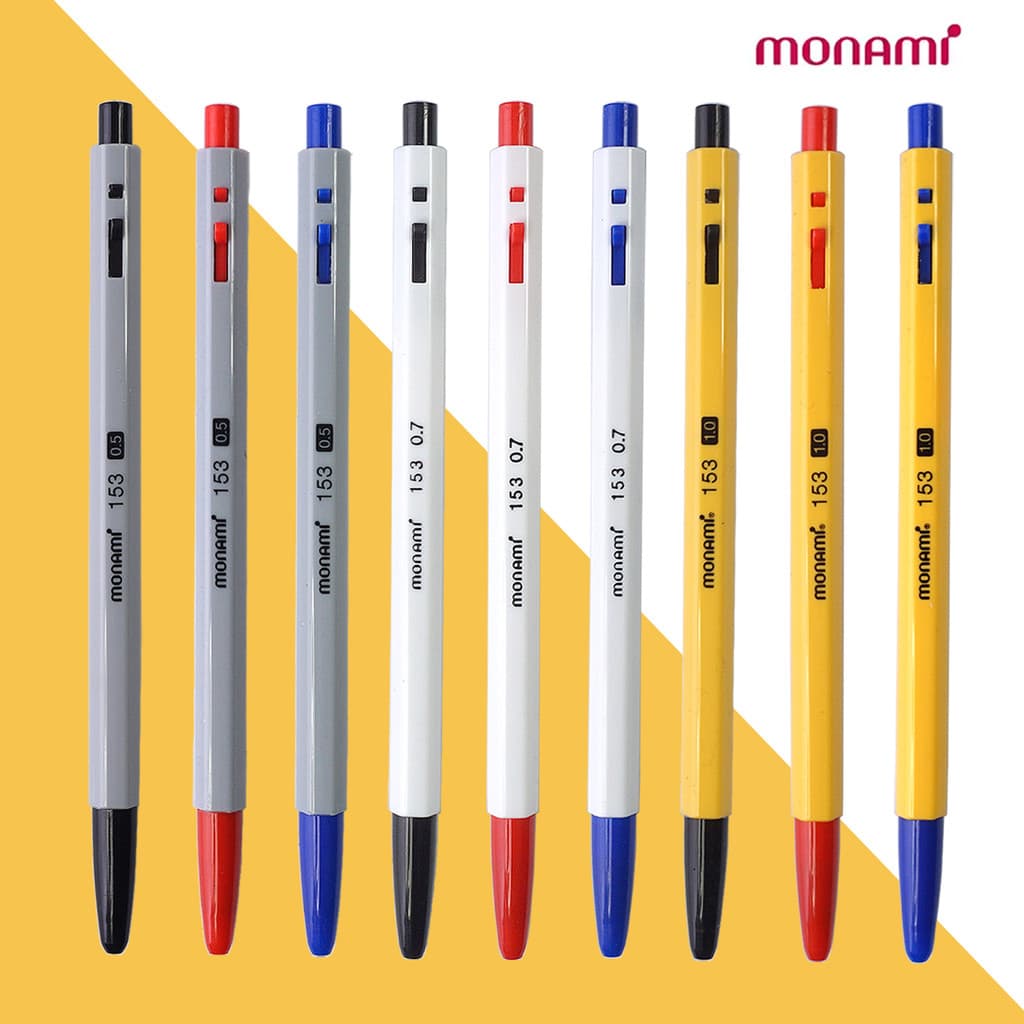 Monami Coreia Monami0.7mm Suporte de caneta simples Caneta esferográfica Aprendizagem Pintura Gancho Linha BP153 Monami