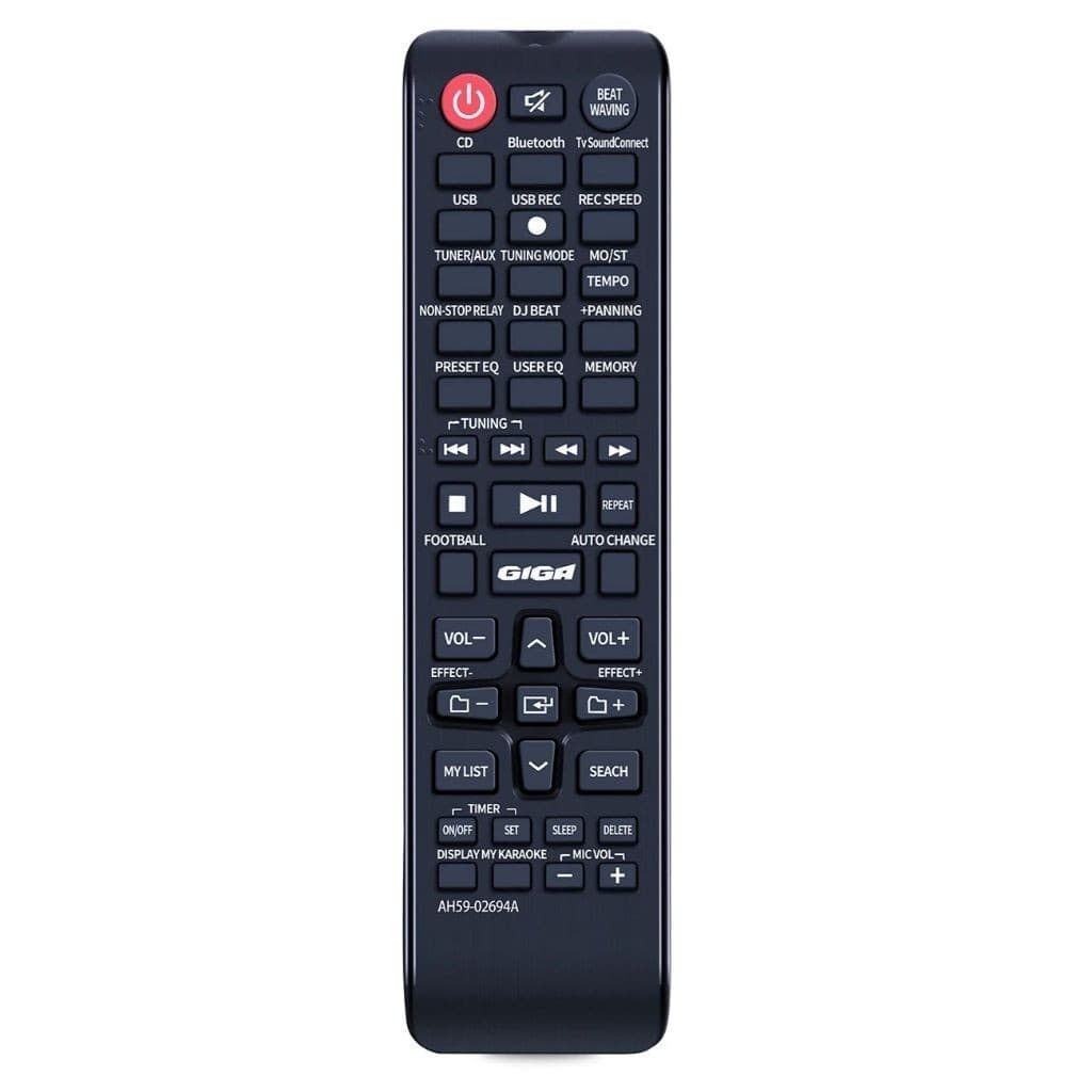 Controle Remoto Compatível Aparelho Som Samsung Ah59-02694c mx-js5000 mx-js5500
