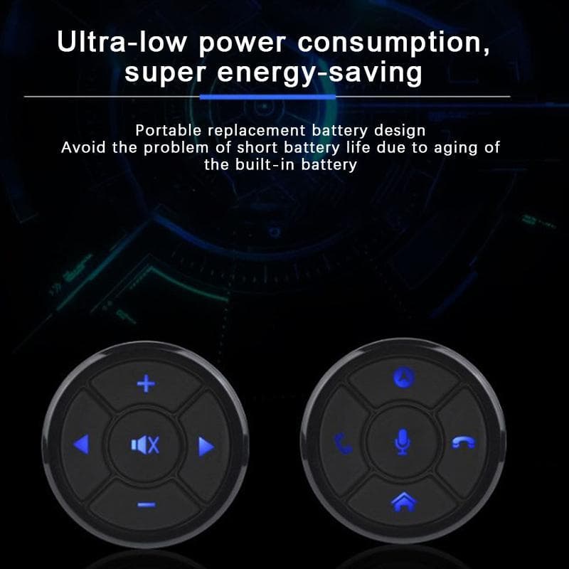 Controle Remoto Universal Para Volante De Carro , 10 Teclas , Música , Sem Fio , DVD , GPS , Rádio , Botões De