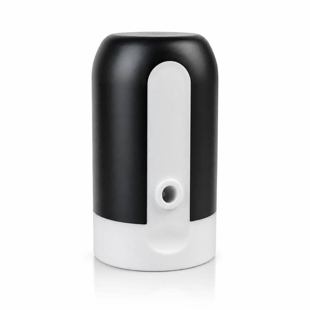 Bomba para Galão de Água Elétrica USB Wellmix Recarregável com Botão Touch, Preta – 1 Unidade