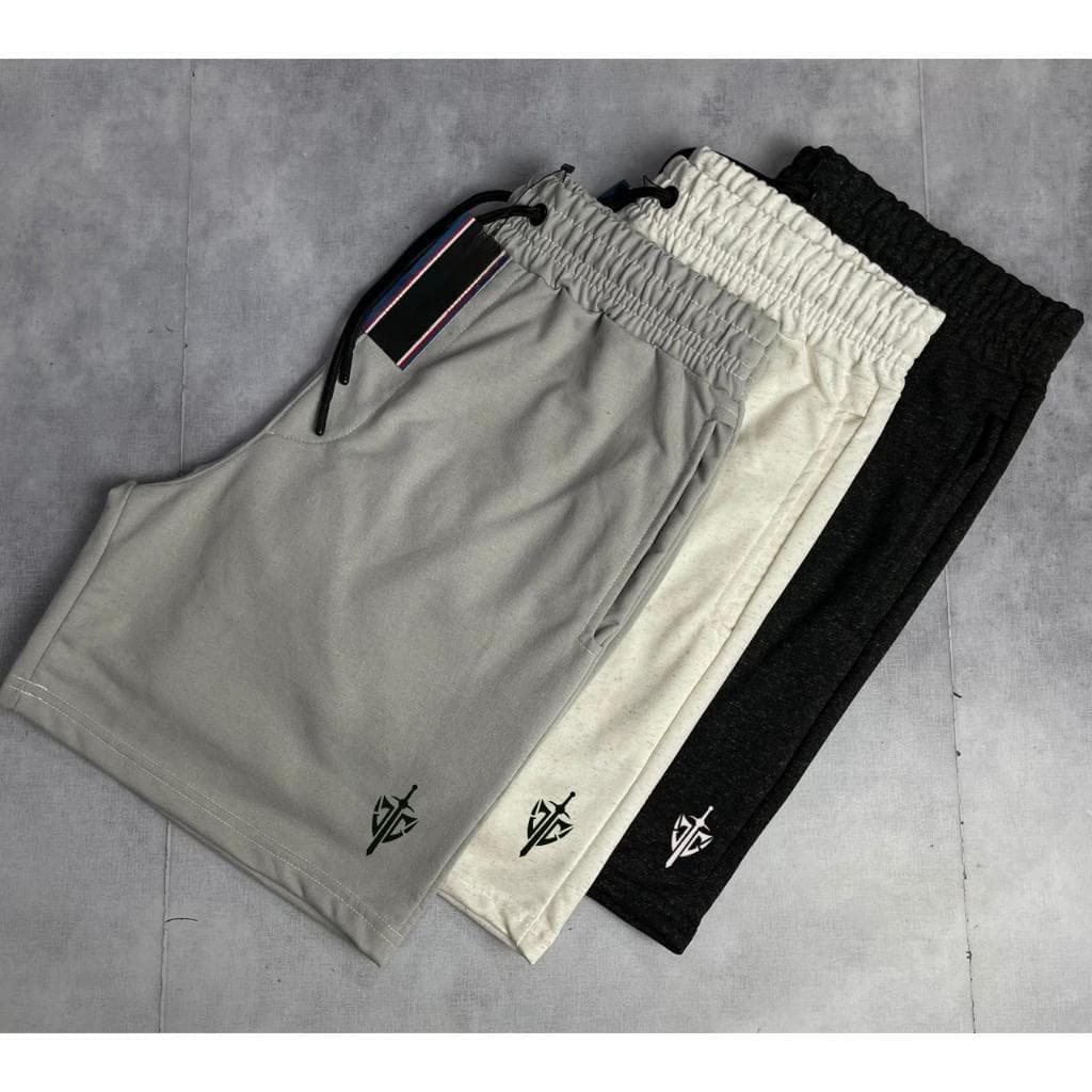 Kit 3 Bermuda Moletom Masculina Plus Size Com Amarração e Elástico Short Academia Treino G ao G4