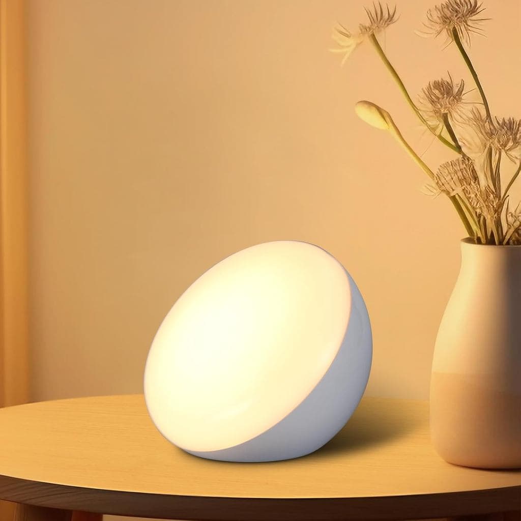 Luminária de Mesa Sem Fio com Sensor de Gravidade |   Portátil, Sem Fio, Recarregável, Funciona com Bateria de 2000mAh |