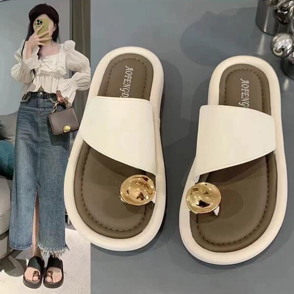 | slippers | ☆Chinelos femininos 2025 novo estilo sandálias de verão chinelos flip-flops sandálias planas chinelos exter