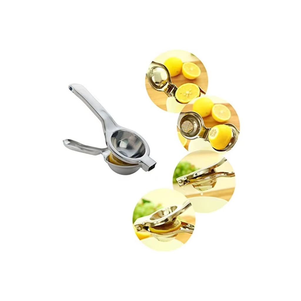Espremedor Limão 20cm Aluminio Cozinha Sucos Saladas Bebidas