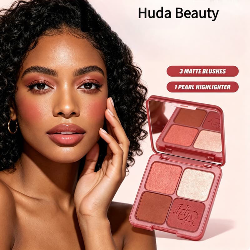 Huda Beauty Blush Filter Matte Soft Focus Highlighter Palette Rosto Maquiagem Facial