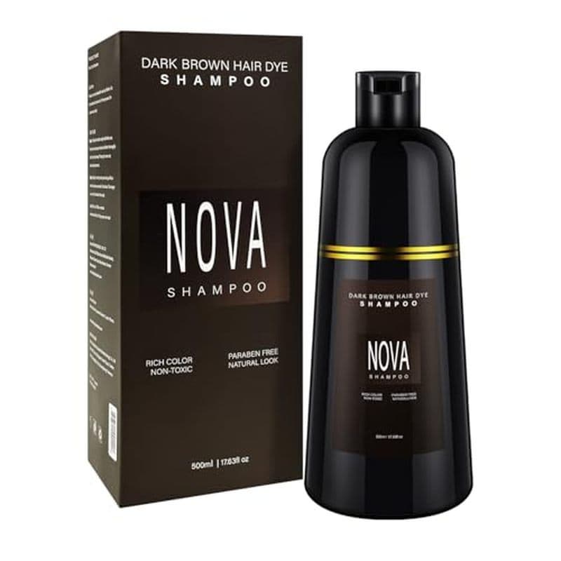 Shampoo Tintura Capilar & amp ; Champu Para Canas-Cobertura Instantânea Cinza Natural 3 Em 1 Homens Mulheres (Pretas)