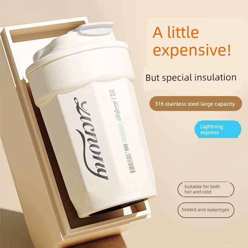 Copo meninos cerveja Shaker copo novo copo térmico xícara de café de aço inoxidável grande capacidade portátil copo de á