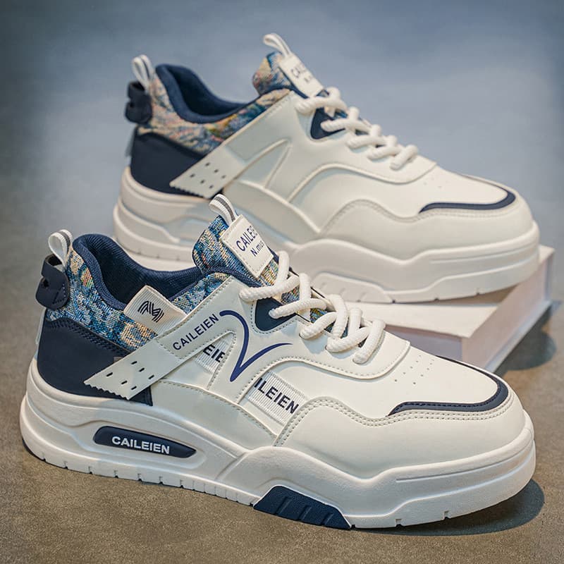 Sapatos masculinos primavera 2026 novo estilo All-Match Casual nicho Original tênis estudante esportes de sola grossa au
