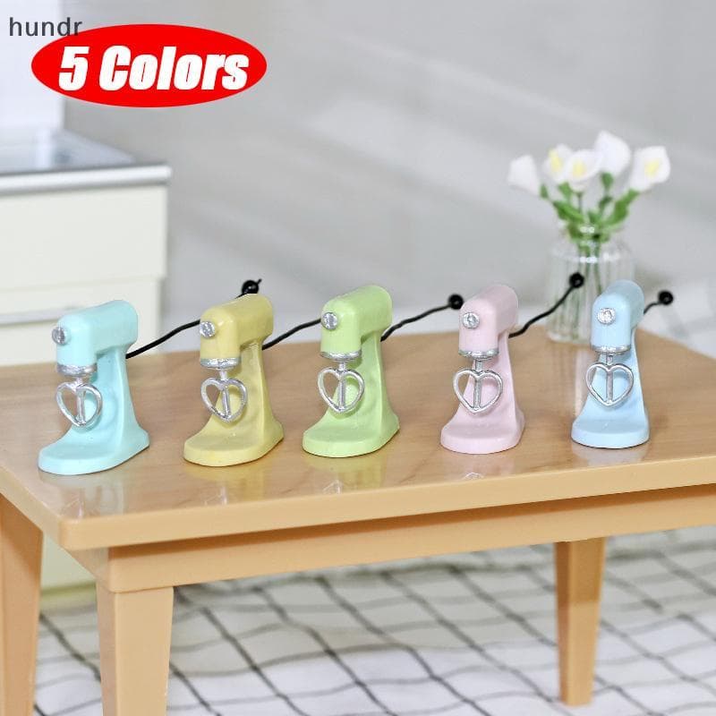 [hundr] 1 : 12 Casa De Bonecas Em Miniatura Cozinha Moderna Misturador Modelo Móveis Acessório Brinquedo