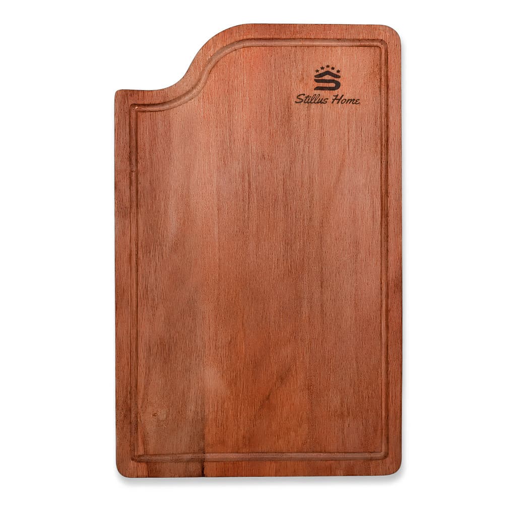 Tábua De Corte Cozinha Churrasco 35X22 cm Madeira Cuba Gourmet Stillus Home