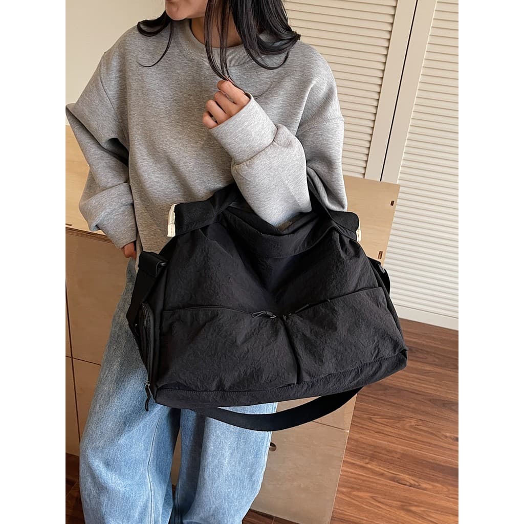 Bolsa de viagem de grande capacidade feminina 2025 novo estilo Commuter sacola esportes Fitness bolsa de ombro Multi-bol