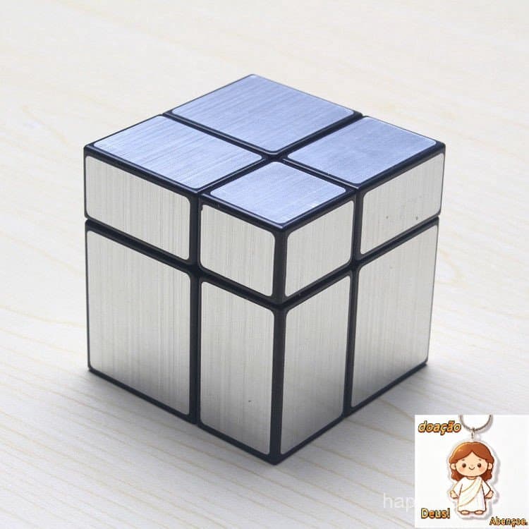Cubo Mágico Com Superfície Espelhada Shengshou Dysmorphismo 2x2 X 2 Velocidades