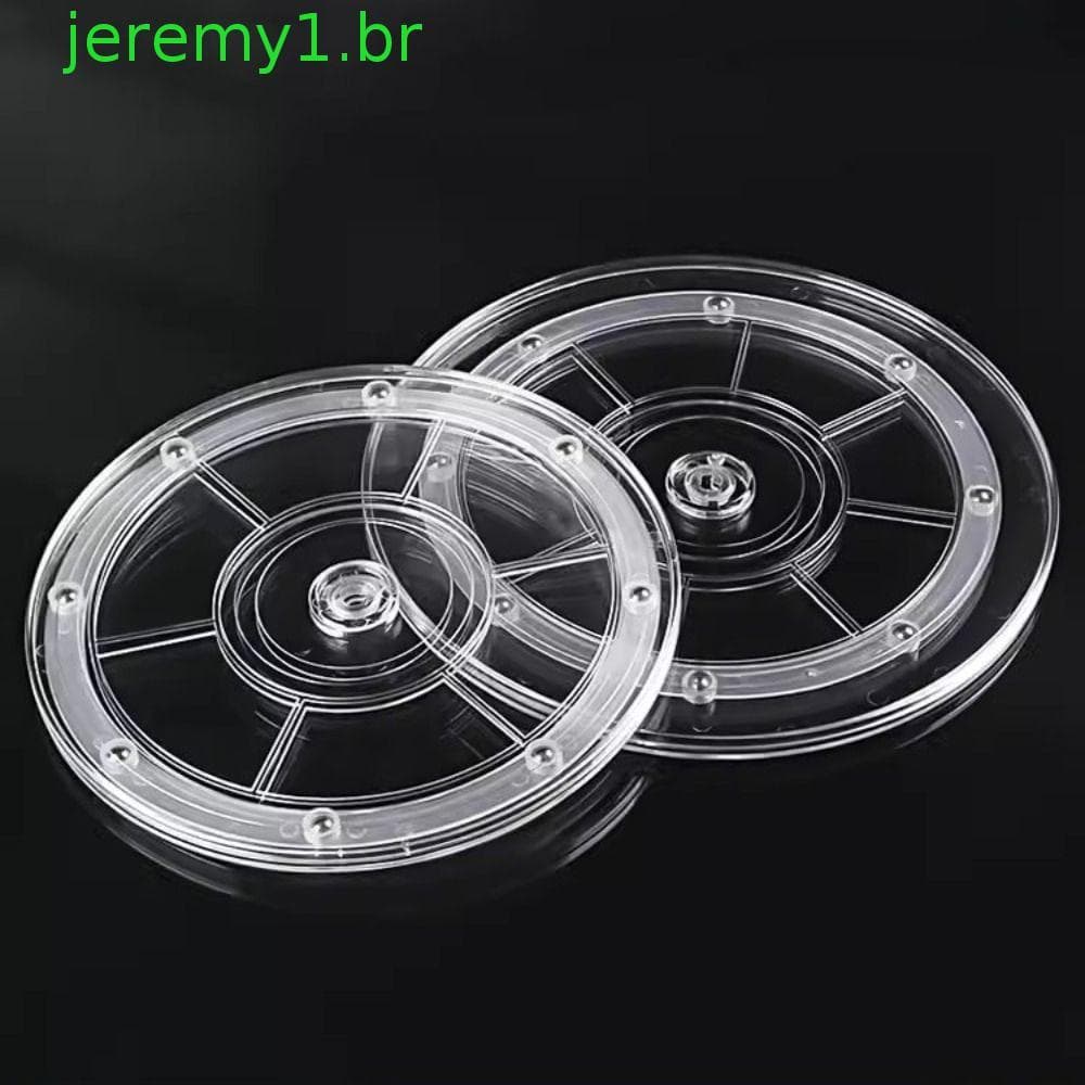 Suporte De Exibição Giratório JEREMY1 , Mesa Giratória De Acrílico Redonda Transparente De 360 Graus E