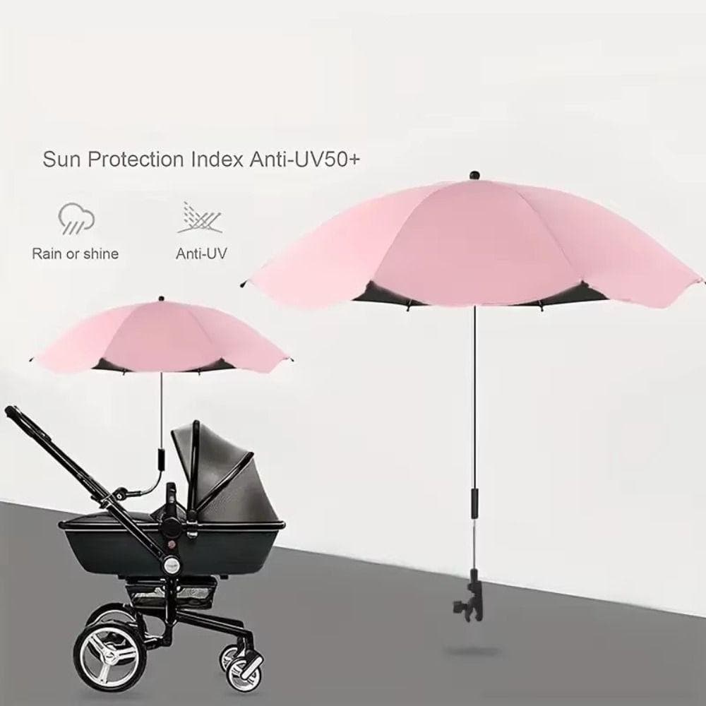 Guarda-Sol Para Carrinho De Bebê  , 360 ° Dobrável , Dossel Ajustável Ao Ar Livre