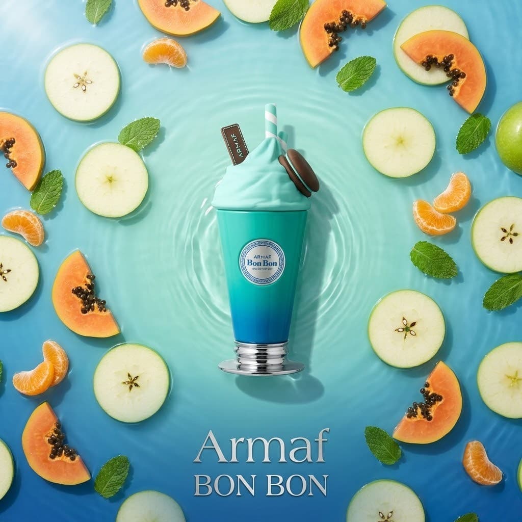Armaf Bon Bon Colônia Unissex Importada EDP 100ml Original Gourmand Floral Baunilha Âmbar Sofisticação Premium