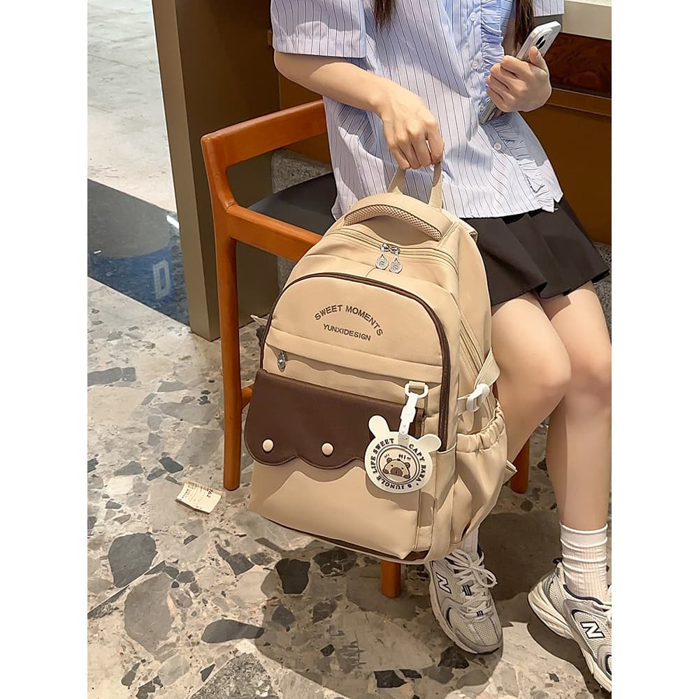 Mochila escolar para meninas do ensino médio, estudantes do ensino fundamental 3456, terceira a sexta série, mochila de