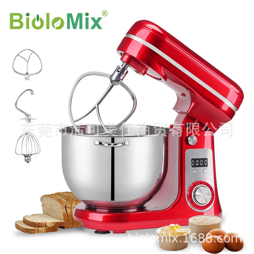 Cross-Border DC silencioso 6L máquina de macarrão japonês misturador de macarrão 1200W máquina de Chef batedor de ovos m
