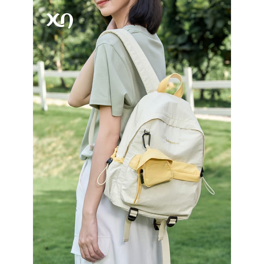 Shinmachi júnior estudantes do ensino médio viagem pequena mochila feminina viagem leve pequena mochila ao ar livre cami