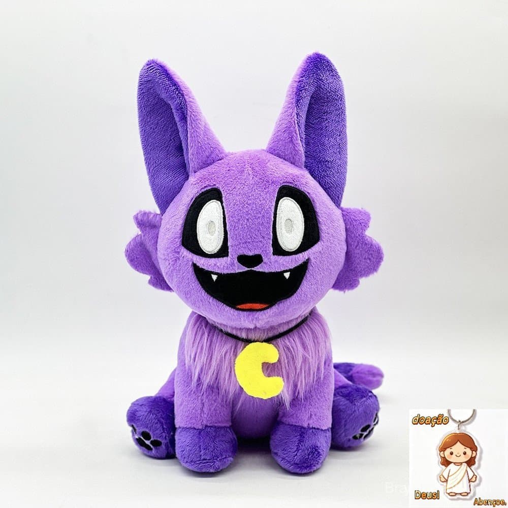 Hazbin Hotel Sorridente Criaturas Meow Pelúcia Papoula Playtime 3 Catnap Brinquedo Grabback Brinquedos Falantes Elefant