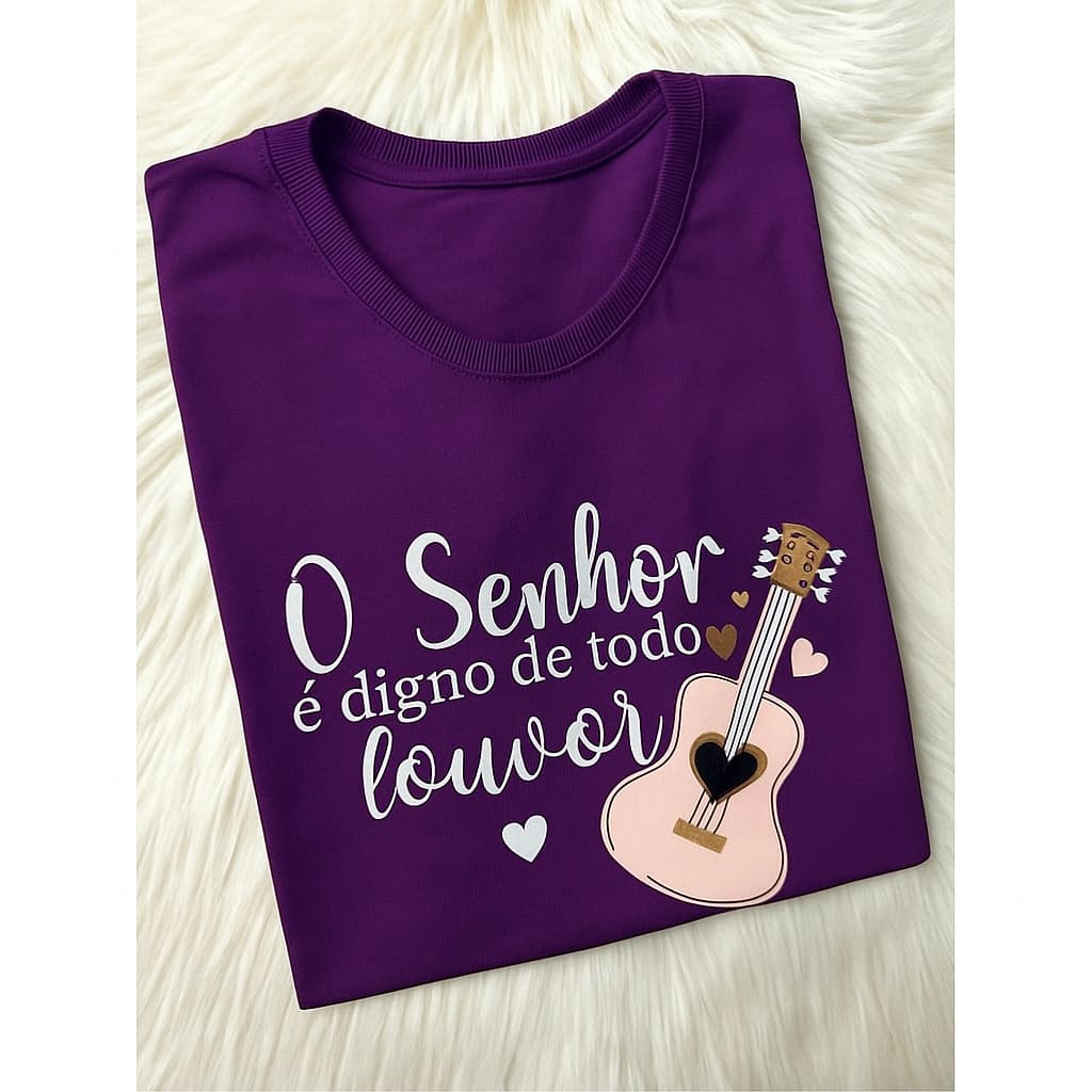 Camiseta Feminina e Masculina Camisa 100% Algodão Blusa Unissex Evangélica