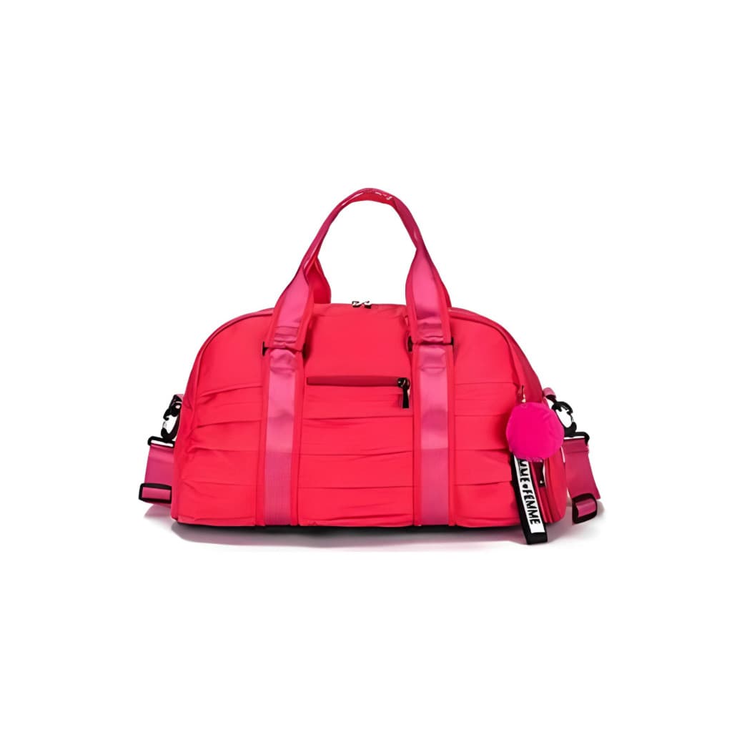 Bolsas Bau Mala de viagem Duffel esportiva nylon multi-compartimentos alça transversal ajustável