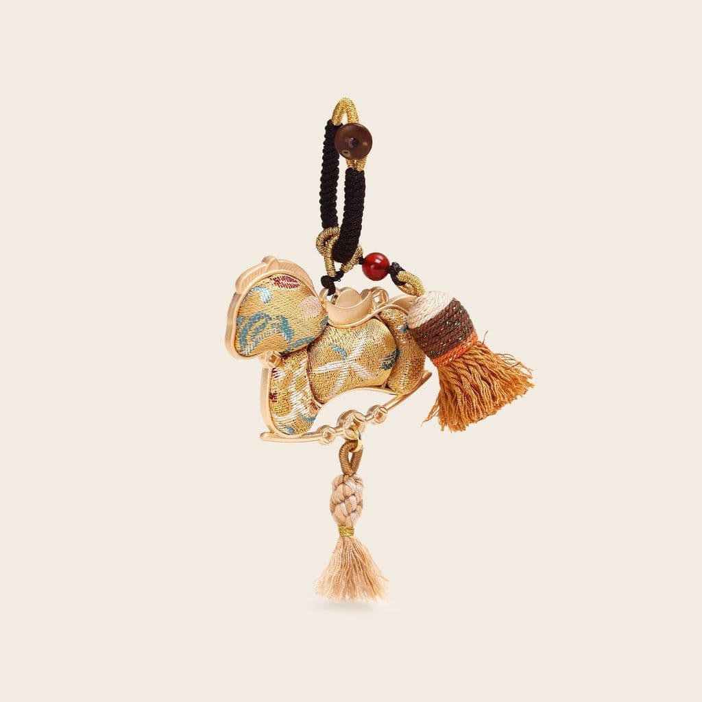 Pingente de Bolsa de Brocado Estilo Chinês Original Novo, Chaveiro de Carro da Paz e Fortuna, Presente de Alto Padrão pa