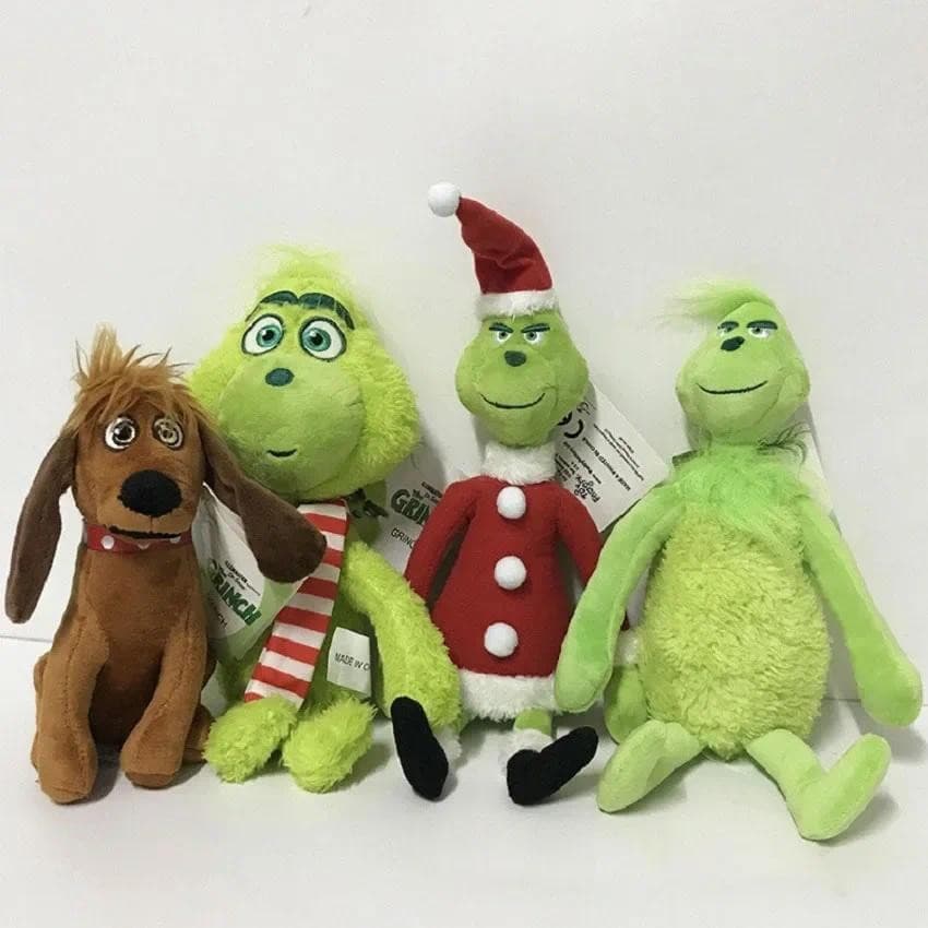 Verde Shaggy Anime Figuras Perfeita Decoração De Natal Monstro De Cabelos Verdes Estatueta Adorável Boneca De Pelúcia Cr