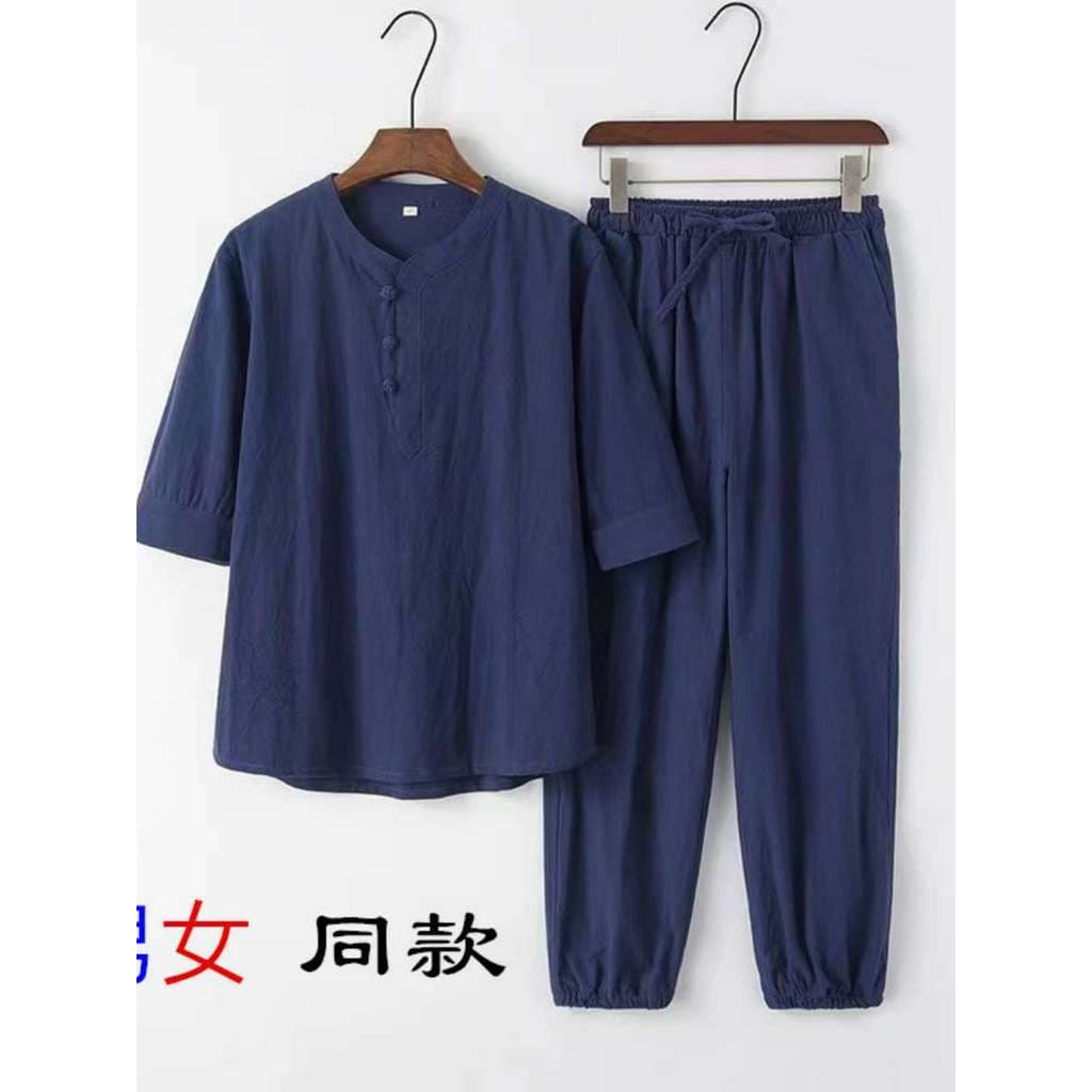 Estilo budista Zen Layman roupas masculinas verão terno chinês linho taoísta roupas das mulheres dos homens meditação Ta