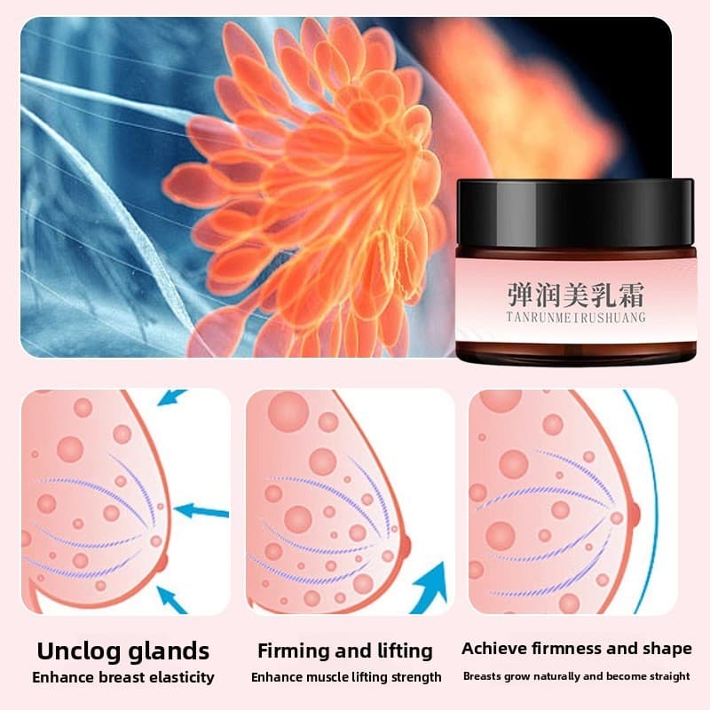 Creme Firmador Elástico V21J para Aumento e Preenchimento dos Seios, Creme de Massagem para Cuidado e Melhora da Flacide
