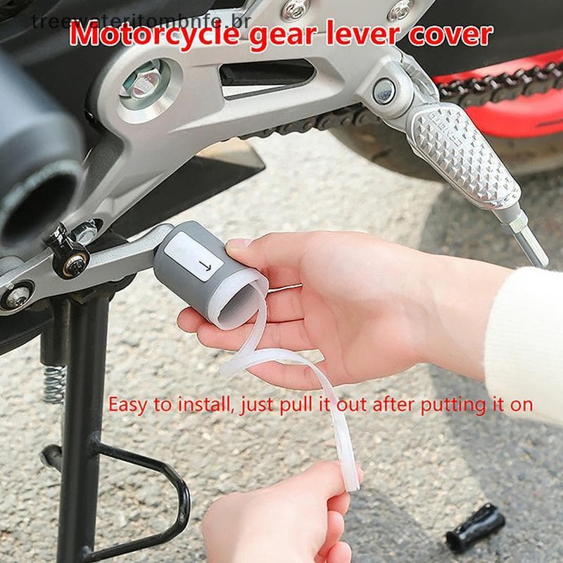 Pedal De Mudança De Marcha Universal Para Motocicleta , Manga De Silicone Antiderrapante , Proteção Sapato , Acessórios