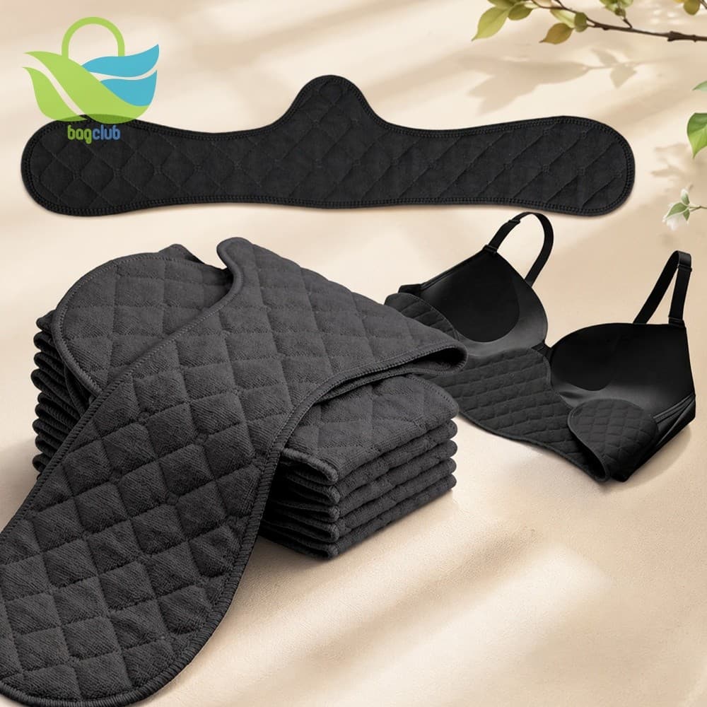 1/5/10 Pacotes Underboob Sweat Absorber 3 Camadas Sob Almofadas De Suor Nos Seios Para Mulheres [Bagclub.br]