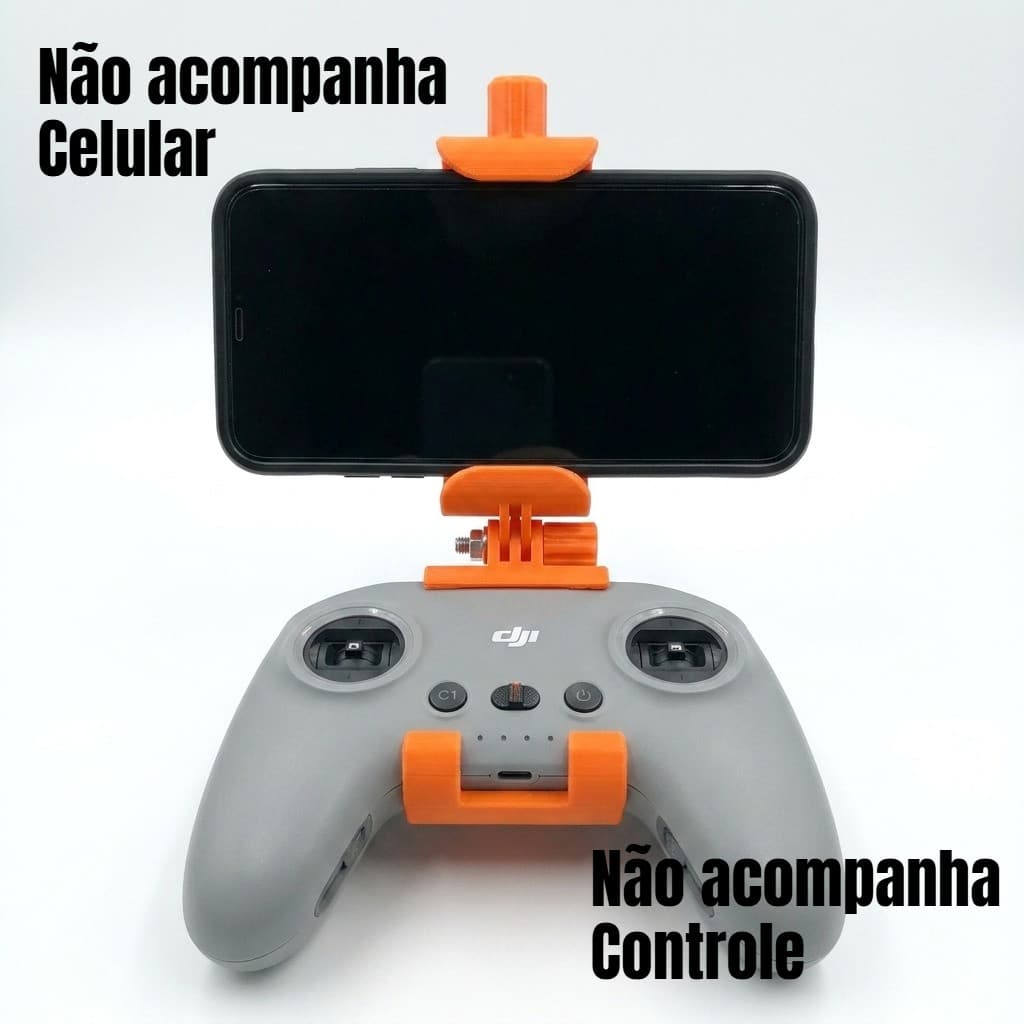 Suporte Celular Para Controle DJI Avata 2 (FPV Controller 3) - Simulador FPV