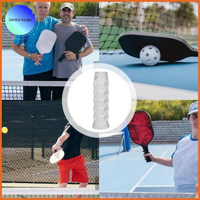 GentleHappy Silicone Padel Paddle Undergrip Alça Substituição Antiderrapante Overgrip Para Pilha Raet Macio Anti Suor Ap
