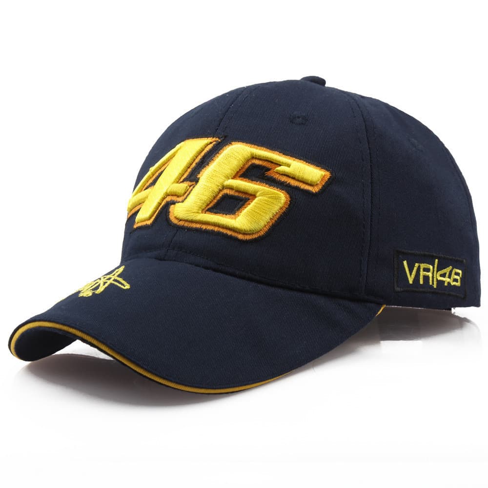 Esporte Ao Ar Livre Motocicleta Corrida Carro Equipe Boné De Beisebol Snapback Para vr46 Emblema Unisex