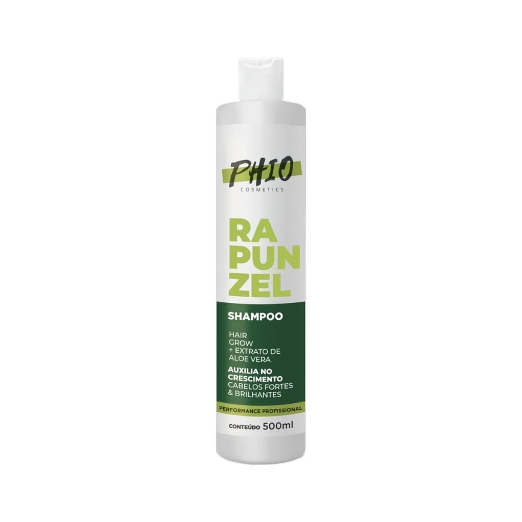 Shampoo Reparador Fortalecedor Intenso Reparação Profunda Phio Cosmetics Rapunzel