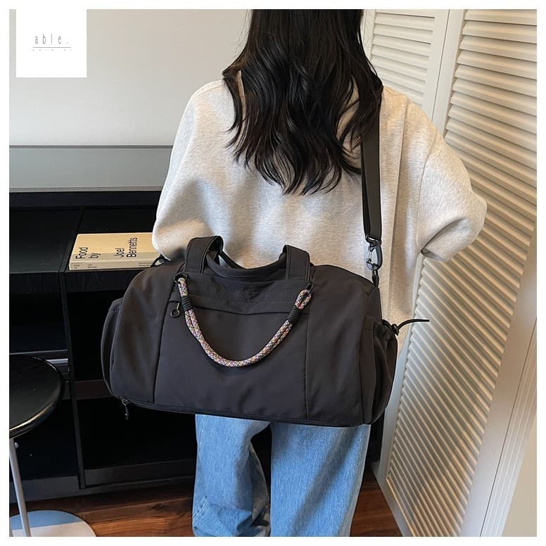 Bolsa De Viagem Leve Estilo Coreano-Esportiva Para Ioga De Grande Capacidade Com Separação Seca E Úmida