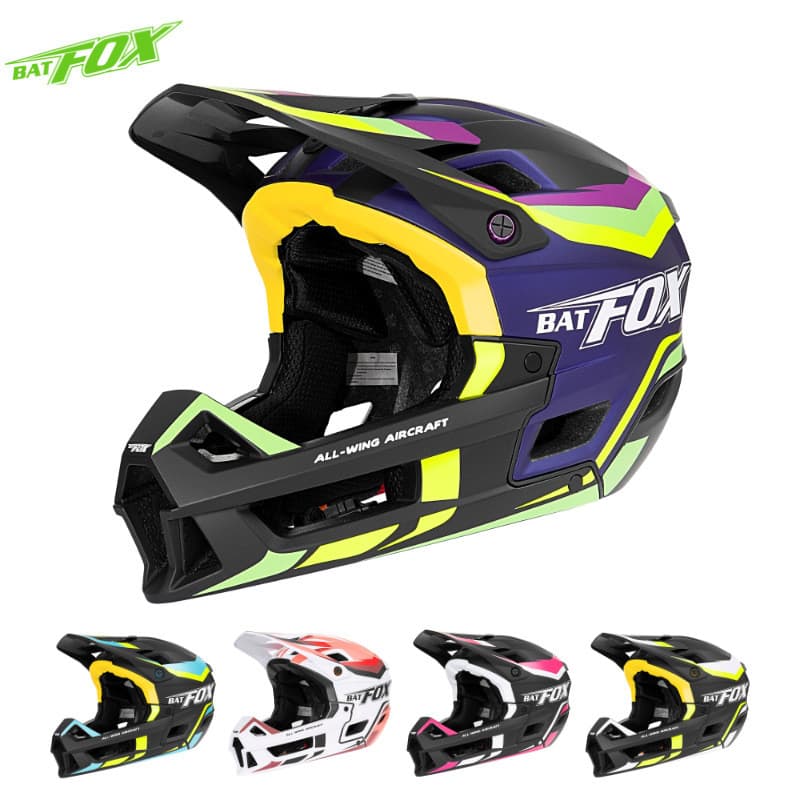 Capacete de velocidade Off-Road capacete completo Mountain Bike capacete de segurança ventilação respirável luz ciclismo