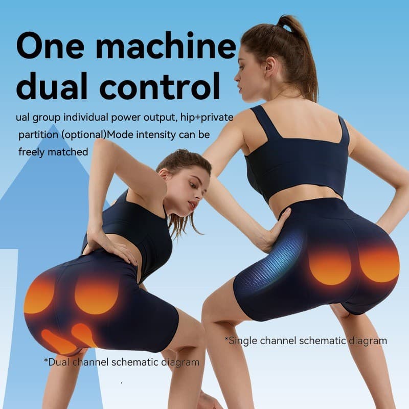 Calças De Fitness Para Relaxamento Muscular Vestível , Vários Modos , Estimulação Elétrica , Treino Coxa , Uso Diário De